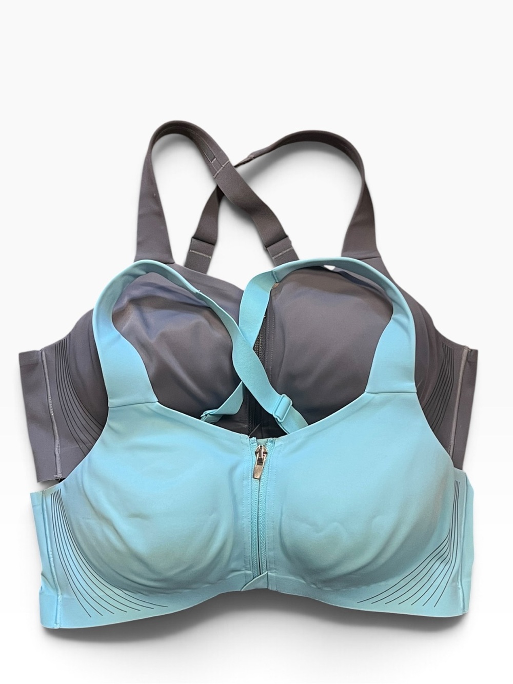 Lot of 2 Victoria's Secret VSX Knockout Front-Close Incredible Sports Bras 36C